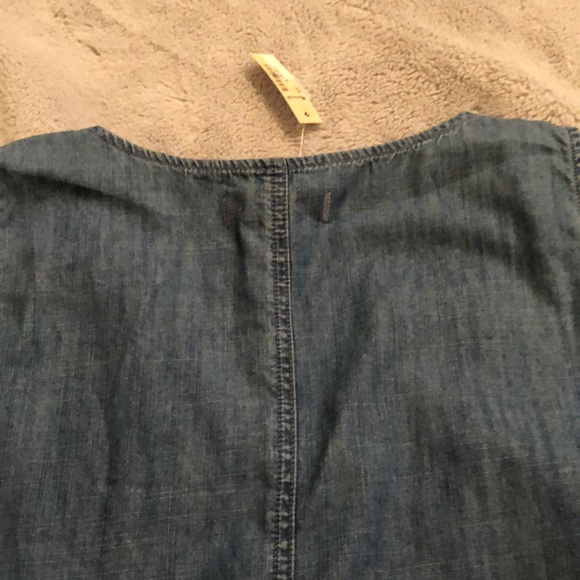 Madewell Chambray Dress Size L - Picture 7 of 12